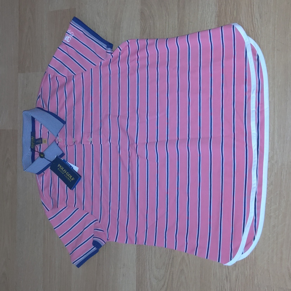 Polo Ralph Lauren 3M Open Striped Women's Golf Polo Shirt Size XL NWT